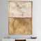 Designart - Amber Modern Horizon - Abstract Canvas in Gold Frame